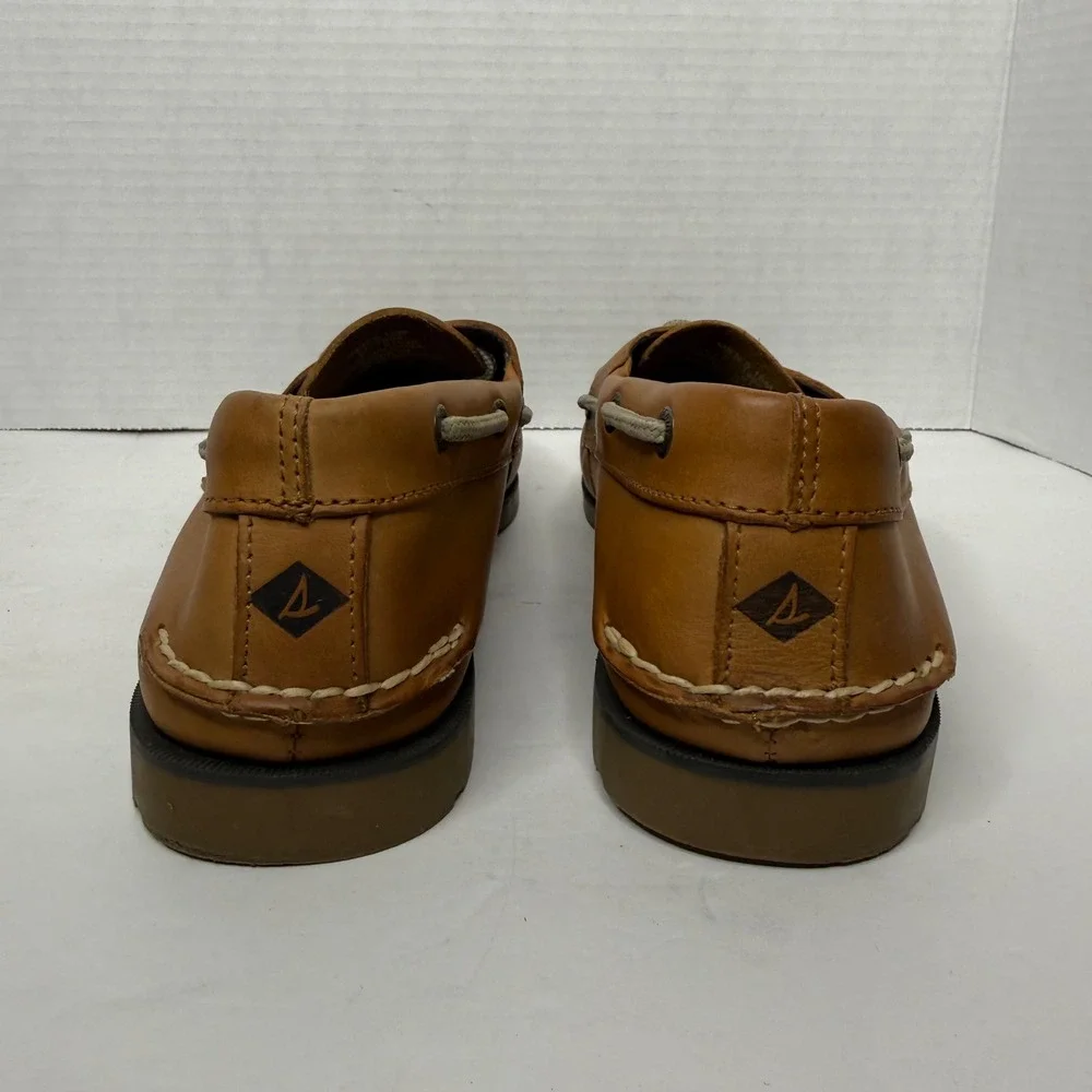 Sperry Top-SiderMens 10M Tan Brown Leather Billfish 3-Eye Boat Shoes 0777894